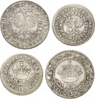 Aachen
 Ratszeichen zu 16 Mark 1752 und Ratszeichen zu 8 Mark 1753 (aus 1752 geschnitten) Menadier 8, 10 2 Stück. Sehr schön