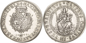 Bayern
Maximilian I., als Kurfürst 1623-1651 Taler 1643, München Madonna. Der letzte Taler des Kurfürsten Maximilian I. Hahn 113 Beierlein 909 Davenp...