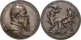Bayern
Prinzregent Luitpold 1886-1912 Bronzemedaille 1906 (Akerberg) 3. Bayerische Landes-, Industrie-, Gewerbe- und Kunstausstellung in Nürnberg. Br...