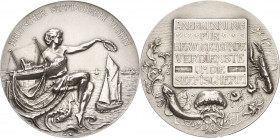 Berlin
 Silbermedaille o.J. (um 1900) (F. Eppler) Anerkennung für hervorragende Verdienste um die Seefischerei, gestiftet vom Deutschen Seefischerei ...