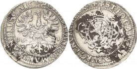 Brandenburg-Bayreuth
Christian 1603-1655 Kipper-24 Kreuzer 1621, Hof Slg. Wilmersdörffer 571 Slg. Kraaz - Slg. Grüber 3512 4.70 g. Sehr selten. Belga...