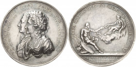 Brandenburg-Preußen
Friedrich Wilhelm II. 1786-1797 Silbermedaille 1793 (D. F. Loos/F. W. Loos) Vermählung seines Sohnes Prinz Friedrich Ludwig Karl ...