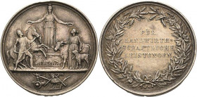 Brandenburg-Preußen
Friedrich III. 1888 Silbermedaille o.J. (Loos/Kullrich) Für Landwitschaftliche Leistungen. Ceres auf Postament mit zwei Lorbeerkr...