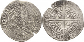Ostfriesland
Edzard I. 1491-1528 Doppelter Krummsteert (8 Witten) 1504, Emden Kappelhoff 101 Sehr selten. Kl. Schrötlingsrisse, min. Belagreste, sehr...