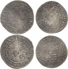 Sachsen-Kurlinie ab 1486 bis 1547 (Ernestiner)
Friedrich III., Georg und Johann 1500-1507 Zinsgroschen o.J Rv. T-Buchholz Umschrift endet: SAXO/SAXO ...