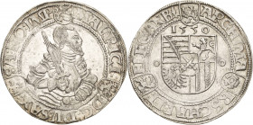 Sachsen-Kurlinie ab 1547 (Albertiner)
Moritz 1547-1553 Taler 1550, Eichel-Annaberg Keilitz/Kahnt 10 Schnee 689 Davenport 9787 Attraktives Exemplar. K...