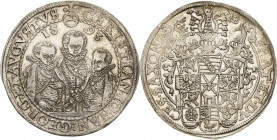 Sachsen-Kurlinie ab 1547 (Albertiner)
Christian II., Johann Georg I. und August 1591-1611 Taler 1593, HB-Dresden Keilitz/Kahnt 186 Schnee 754 Davenpo...