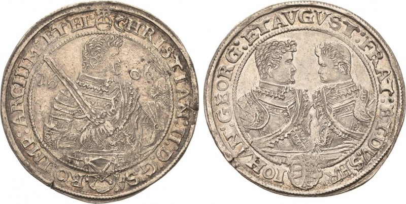 Sachsen-Kurlinie ab 1547 (Albertiner)
Christian II., Johann Georg I. und August...