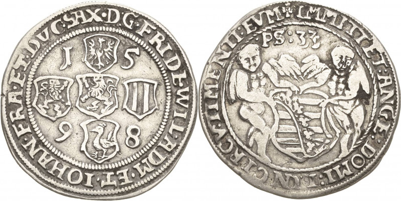 Sachsen-Weimar (Alt-Weimar) 1572-1603
Friedrich Wilhelm und Johann 1573-1602 1/...
