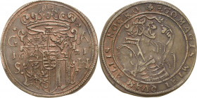 Sachsen-Mittel-Weimar 1603-1640
Johann Ernst und seine 6 Brüder 1619-1622 Rechenpfennig 1621. Münzmeister Gabriel Andreas. Wappen zwischen GA SH und ...