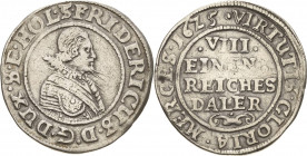 Schleswig-Holstein-Gottorp
Friedrich III. 1616-1659 1/8 Taler 1625, Steinbek Lange 336 Selten. Sehr schön