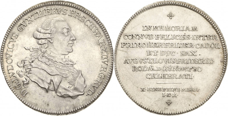 Schwarzburg-Rudolstadt
Ludwig Günther II. 1767-1790 Taler 1780, ICK-Saalfeld Au...
