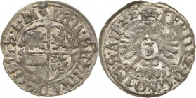 Solms-Lich
Philipp 1613-1631 Kipper-3 Kreuzer 1622, Soedel Mit Titel Ferdinand II Joseph 171 d Min. Belegraste, fast Stempelglanz