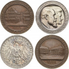 Stuttgart
 Bronzemedaille 1911 (Mayer & Wilhelm) 30-jähriges Jubiläum des Kaufhauses Breuninger. Ansicht 1881 / Ansicht 1911. 33,5 mm, 15,18 g. Dazu ...
