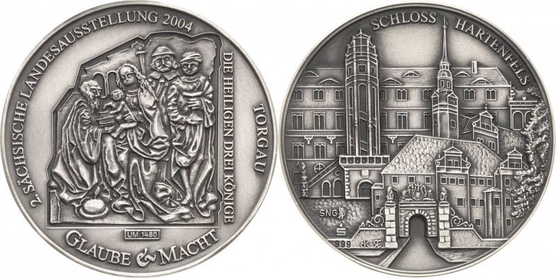 Torgau
 Silbermedaille 2004. 2. Sächsische Landesaustellung in Torgau. Schloss ...