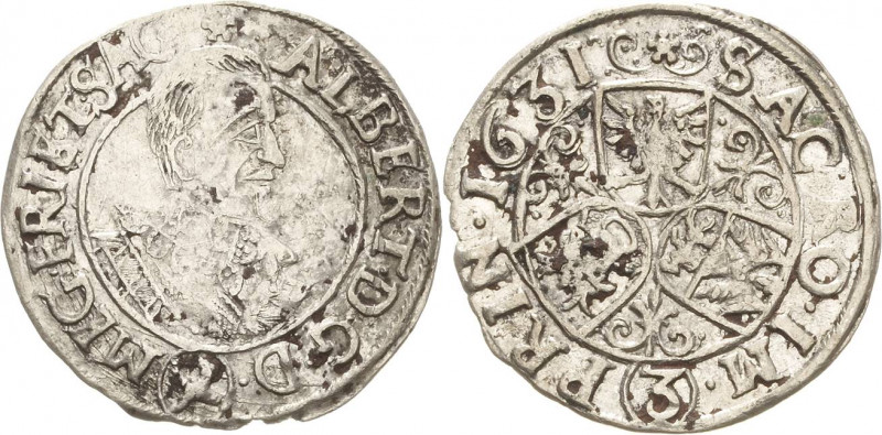 Wallenstein
Albrecht von Wallenstein 1625-1634 3 Kreuzer 1631, Jicin Meyer 317 ...