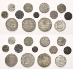 Brandenburg-Preußen-Herrscherlots
Friedrich Wilhelm 1640-1688 Lot-13 Stück. Interessantes Lot Darunter u.a.: 1/12 Taler 1687 LCS. 6 Gröscher 1686 BA....