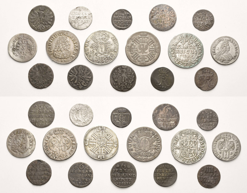 Brandenburg-Preußen-Herrscherlots
Friedrich III./I. 1688-1701/1713 Lot-16 Stück...