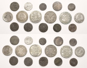 Brandenburg-Preußen-Herrscherlots
Friedrich III./I. 1688-1701/1713 Lot-16 Stück Interessantes Lot. Darunter u.a.: 1/12 Taler 1692 LCS, 1693, 1700 HFH...