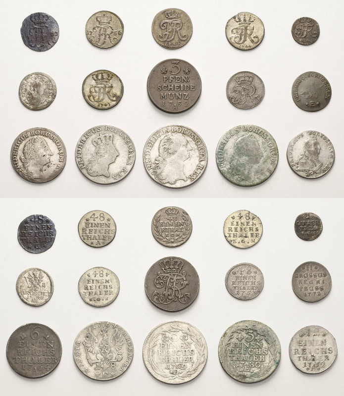 Brandenburg-Preußen-Herrscherlots
Friedrich II., der Große 1740-1786 Lot-15 Stü...