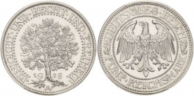 Gedenkausgaben
 5 Reichsmark 1928 A Eichbaum. Im PCGS-Slab mit der Bewertung PR64CAM Jaeger 331 Polierte Platte