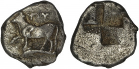 Thrace, Byzantion 1/5 Siglos. Circa 340-320 BC.
