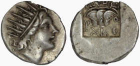 Caria, Rhodos, Drachm. Circa 88-84 BC.