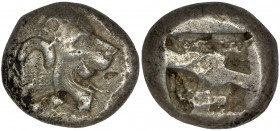 Caria, Rhodos, Lindos. Stater 515-475 BC.