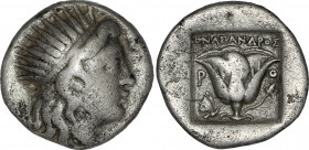 Caria. Rhodes, Drachm. Circa 190-170 BC.