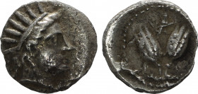 Caria, Rhodos, Diobol, Circa 394-304 BC.