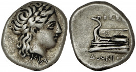 Bithynia, Kios, Hemidrachm. Poseidonios, magistrate. Circa 350-300 BC.