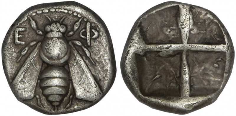 Ionia, Ephesos, Drachm. Circa 340-325 BC.

Obv: Bee with straight wings; E-Φ f...