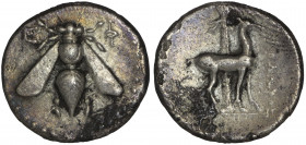 Ionia. Ephesos, Drachm, Struck under the magistrate Apollodoros. Circa 190-170 BC.