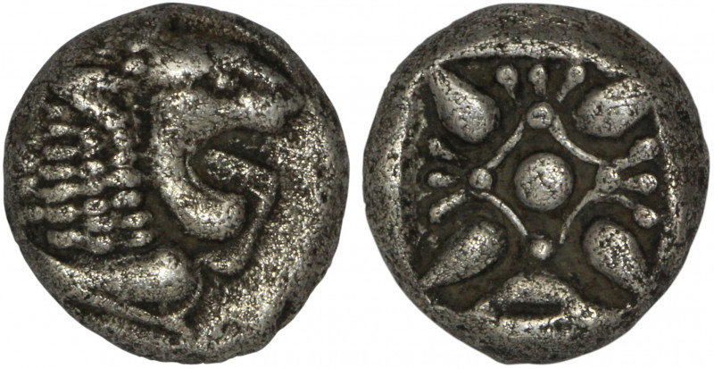 Ionia, Miletos, Obol or Hemihekte. Late 6th-early 5th centuries BC.

Obv: Head...