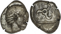 Dynasts of Lycia, Vekhssere I, Stater. Circa 450-430/20 BC.
