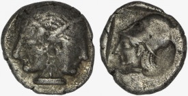 Mysia, Lampsakos. AR Diobol. Circa 500-450 BC.