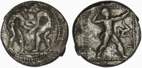 Pamphylia, Aspendos. AR Stater. Circa 380-325 BC.