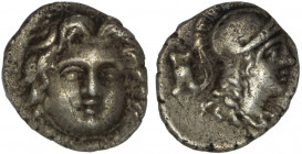 Pisidia, Selge. AR Obol. Circa 350-300 BC.