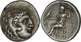 Kings of Macedon, Demetrios I Poliorketes.In the name and types of Alexander III. AR Drachm. Miletos, Circa 300-295 BC.