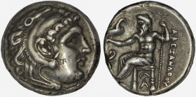 Kings of Macedon, Philip III Arrhidaios. 323-317 BC. AR Drachm, Lampsakos.  Struck under Leonnatos, Arrhidaios, or Antigonos I Monophthalmos.