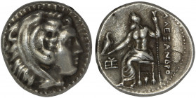 Kings of Macedon, Alexander III 'the Great'. 336-323 BC. AR Drachm. Struck under Menander, Sardes. Circa 324/3 BC.