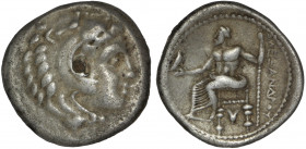 Kings of Macedon, Alexander III 'the Great'. 336-323 BC. AR Drachm. Struck under Menander. Sardes. Circa 324/3 BC.