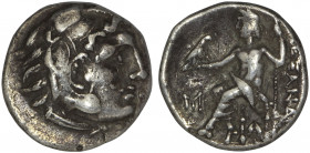 Kings of Macedon, Alexander III 'the Great', 336-323 BC. Ar Drachm. Posthumous issue, Abydos. Circa 310-301.