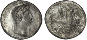 Augustus, 27 BC-AD 14. AR Denarius, uncertain mint in the East, after 27 BC.