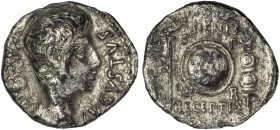 Augustus. 27 BC-AD 14. AR Denarius. Uncertain Spanish mint (Colonia Patricia?). Struck circa 19 BC.