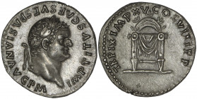 Titus augustus, AR Denarius (79 – 81).