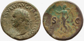 Titus, AE Sestertius. Rome, AD 80-81.