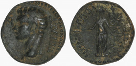 Caria. Cidramus. Gaius (Caligula) (?), 37-41. Assarion, Mousaios Kallikratous Pr., magistrate.