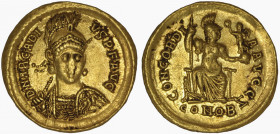 Arcadius, 383-408. AV Solidus , Constantinople, 397-402.