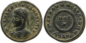 Crispus, as Caesar AD 316-326. AE Follis. Thessalonica, AD 324.
